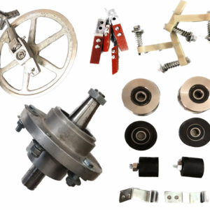 PORTAGUÍAS , GUÍAS , CARRETES , BALEROS , TOPRES PARA CARRO , POLEAS , FLECHAS , MASAS , BROCHES , SWITCH DE ENCEDIDO , SISTEMA DE TORCION , LIMPIADORES