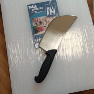 Tabla para picar de (40 x 60 x1") y hacha taquera acero inox de 8"